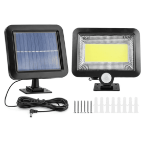 Solar Powered Wall Lights Outdoor LED Beads Motion Sensor Lamp