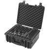 VEVOR Hard Pistol Cases with Pre-cut PU Foam, Waterproof & Dustproof Hard Gun Case for 1 Pistol, 18.9×16.3×8.5 in Lockable Pistol Case, Black