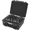 VEVOR Hard Pistol Cases with Pre-cut PU Foam, Waterproof & Dustproof Hard Gun Case for 1 Pistol, 19.3×17.1×8.3 in Lockable Pistol Case, Black