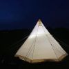 Bell Tent 4 Season 9.85ft Glamping Tent, Hot Tent,Ideal for Family Camping, Hiking