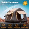 New Design 4x4 Offroad Car Roof Top Tent Amphibious Inflatable Tent With Ladder For Camping( With Ladder, Two Tone Style, Khaki & Black)