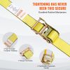 VEVOR Ratchet Tie Down Straps (8PK), 4400 lb Break Strength, E-Track Endless Ratchet with 8 Premium 2" x 15' Rachet Tie Downs Heavy Duty