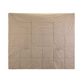 USB Heated Blanket Electric Heated Poncho Shawl Wrap Throw With Zipper Arm Holes Pocket 3 Heating Levels 6 Zones 5V 2A Machine Washable For Home Offic (Option: M Camel)